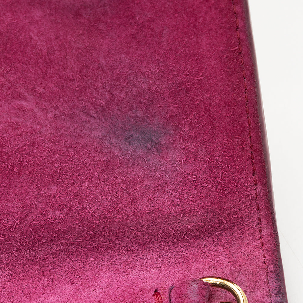 Christian Louboutin Patent Leather Riviera Clutch (SHF-19864)