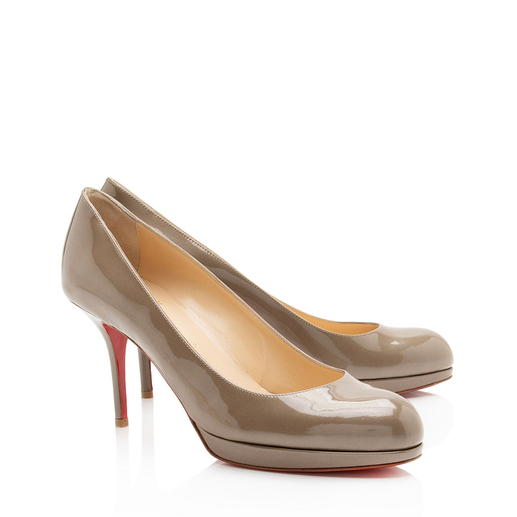 Christian Louboutin Patent Leather New Simple Pumps - Size 10.5 / 40.5