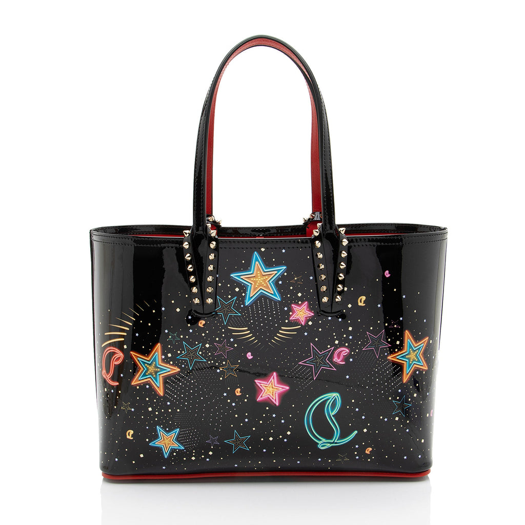 Christian Louboutin Patent Leather Starlight Cabata Small Tote
