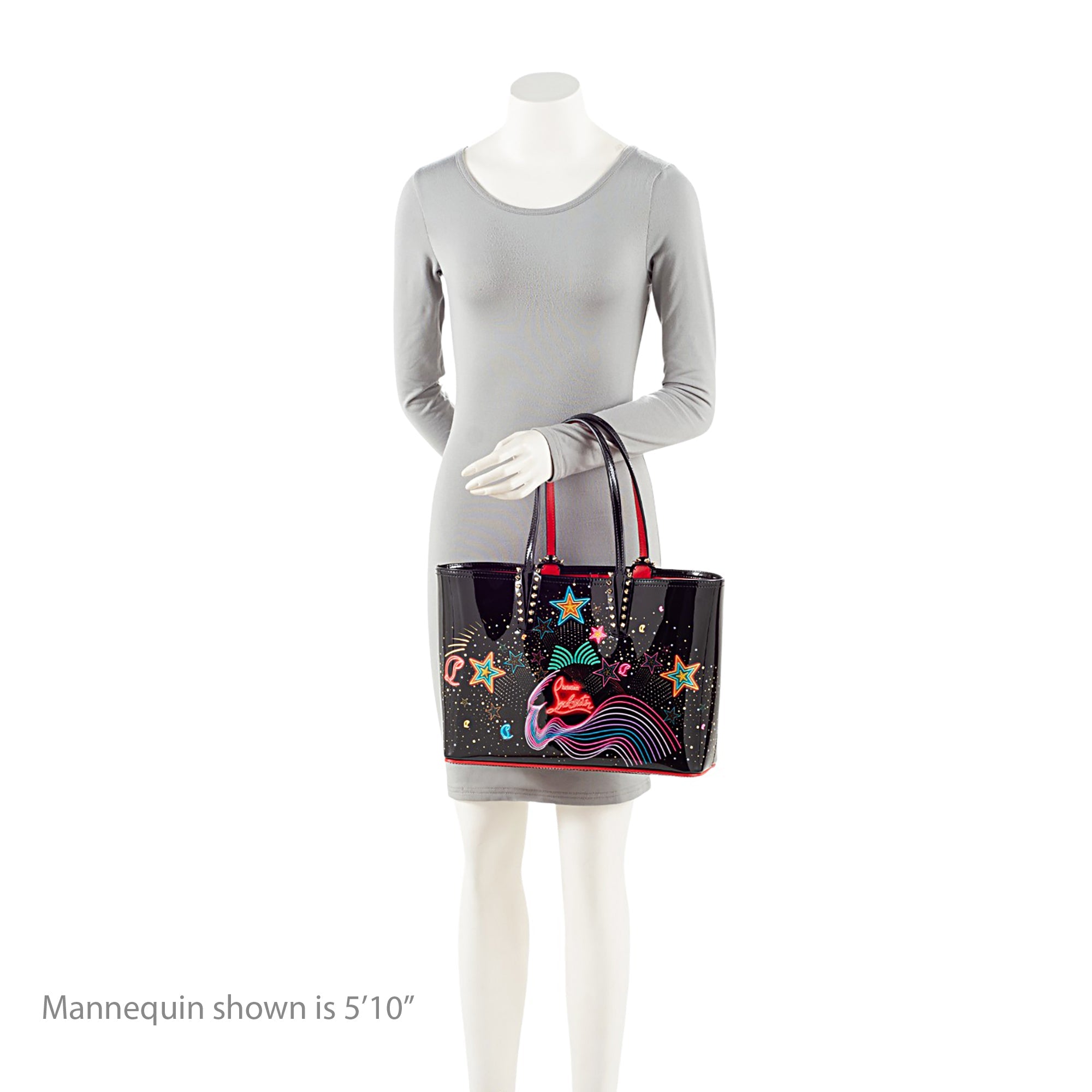 Christian Louboutin Patent Leather Starlight Cabata Small Tote