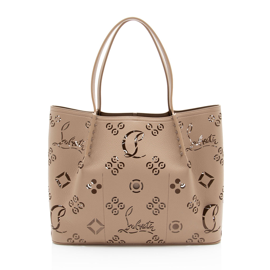 Christian Louboutin Perforated Leather Loubinthesky Cabarock Large Tote