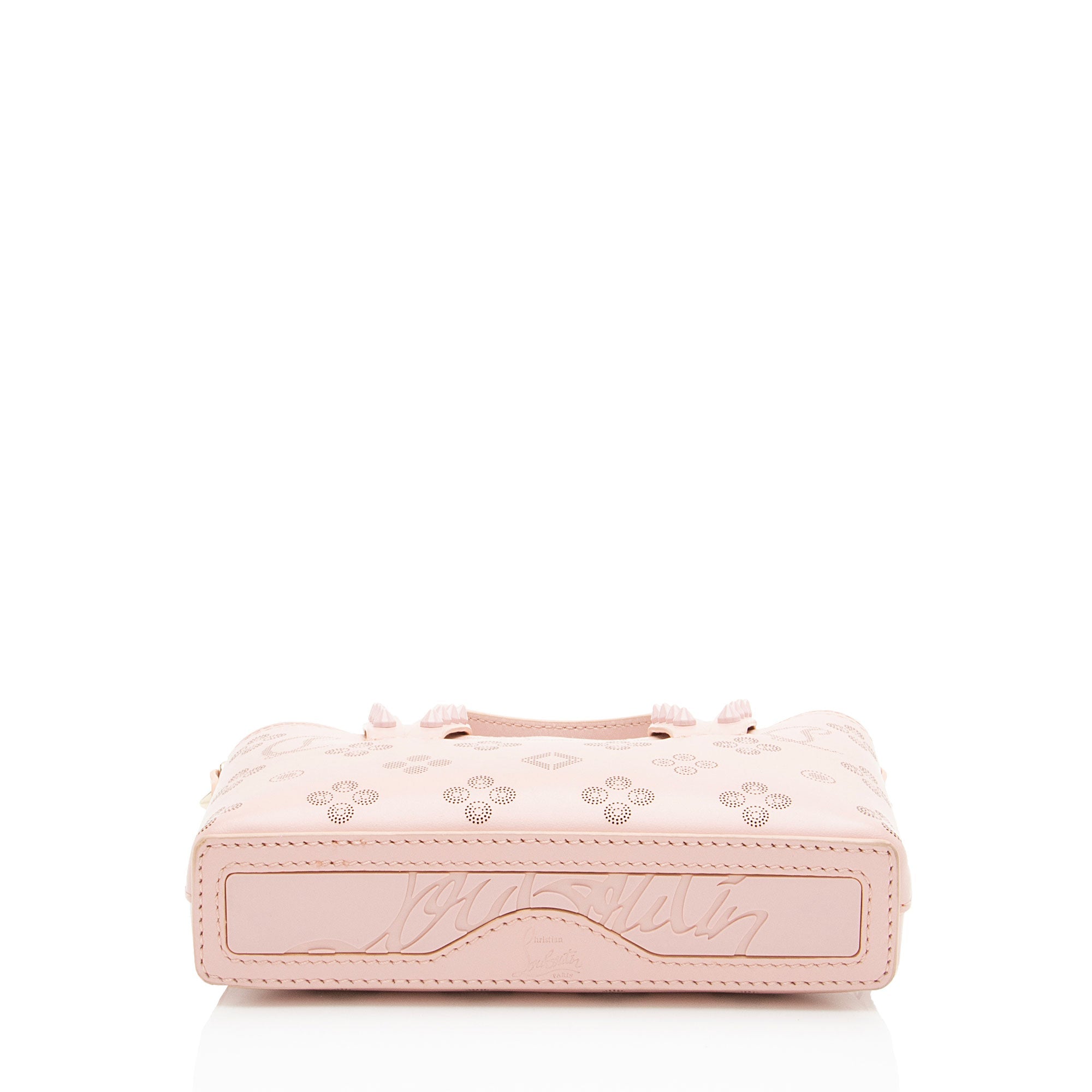 Christian Louboutin Perforated Leather Loubinthesky Cabata Nano Tote