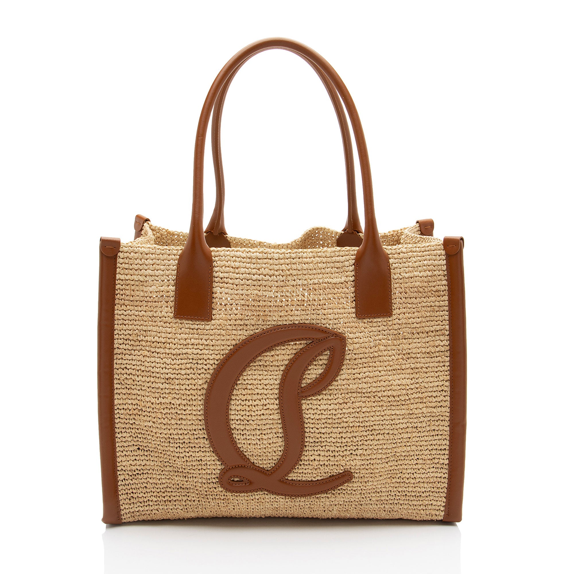 Christian Louboutin Raffia By My Side Large Tote