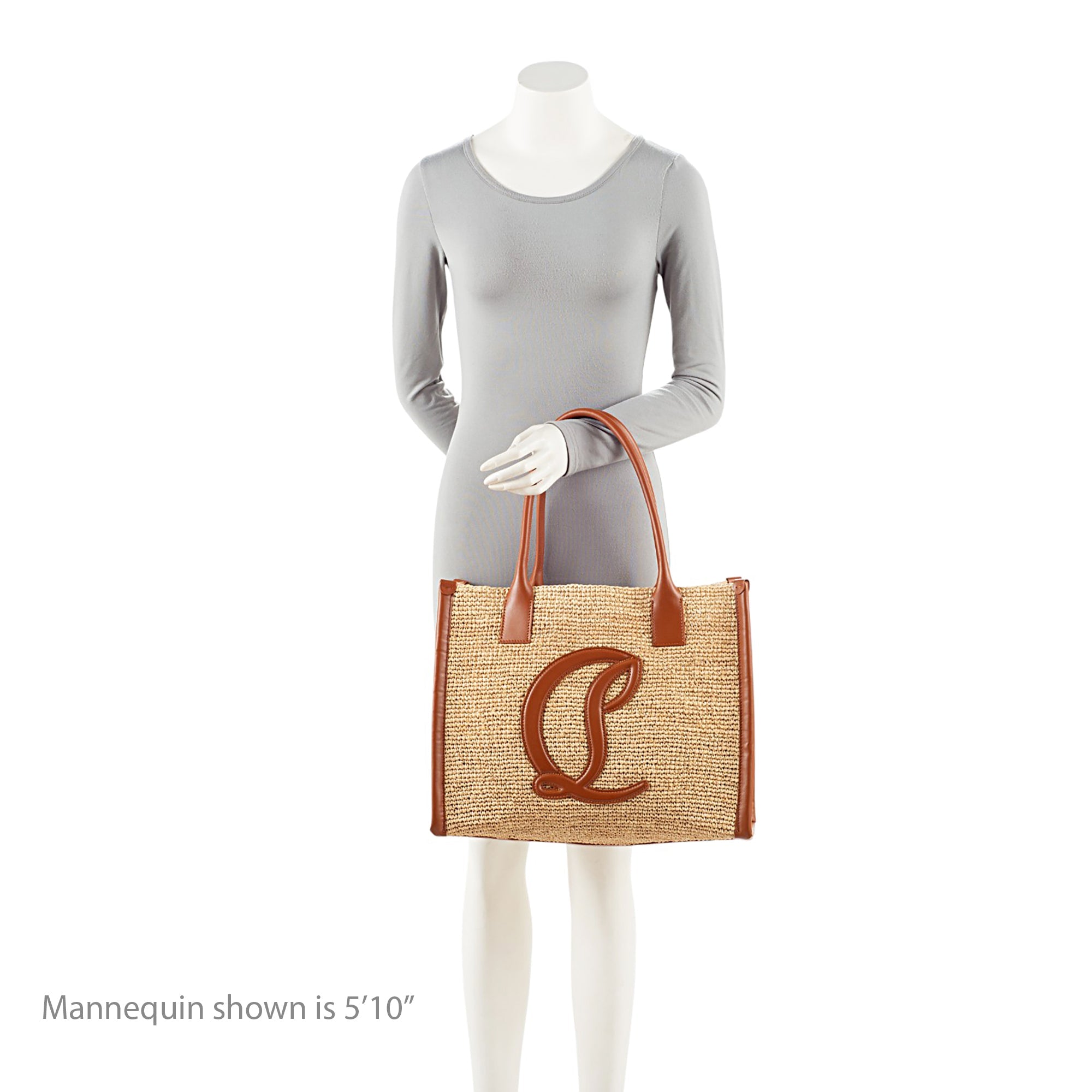 Christian Louboutin Raffia By My Side Large Tote