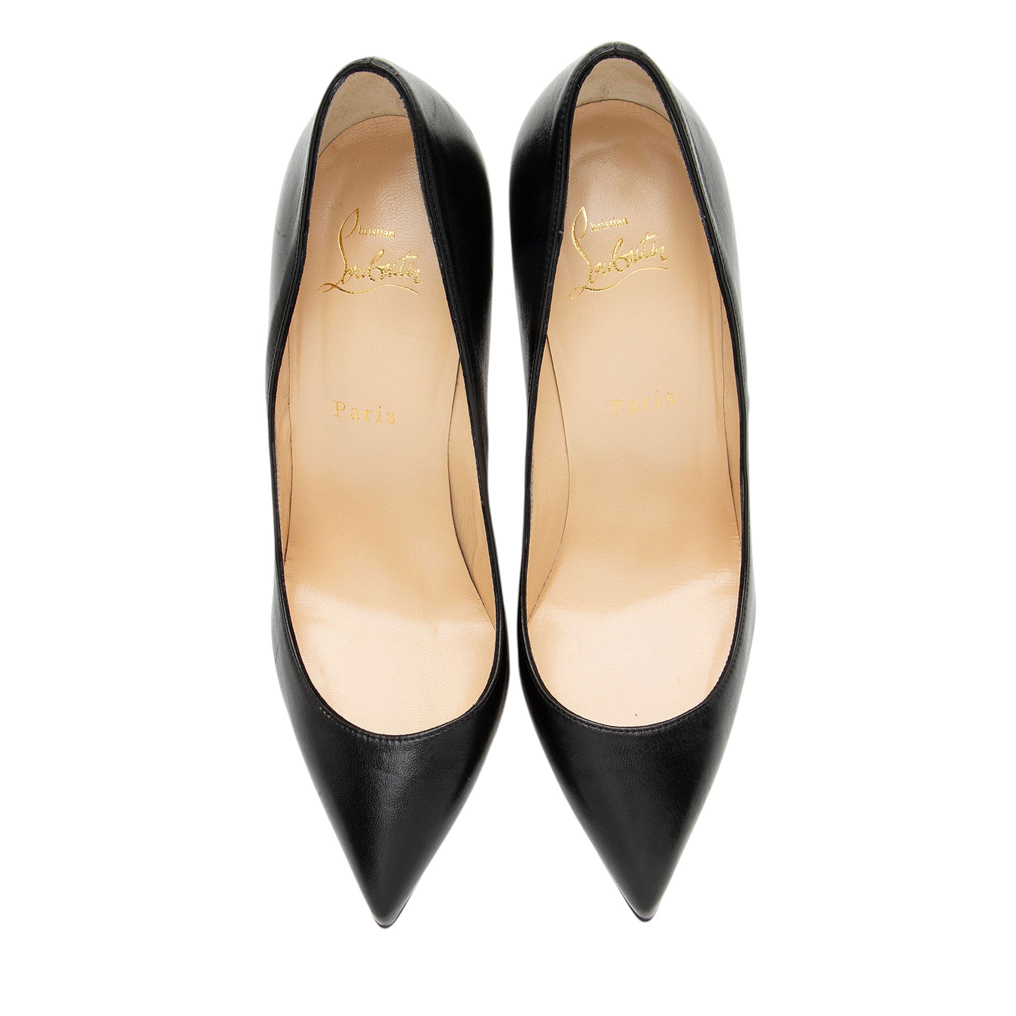 Christian Louboutin Shiny Nappa Pigalle Follies 100 Pumps - Size 9.5 / 39.5
