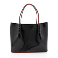 Christian Louboutin Snake Embossed Patent Leather Cabarock Large Tote (SHF-qLc4OG)