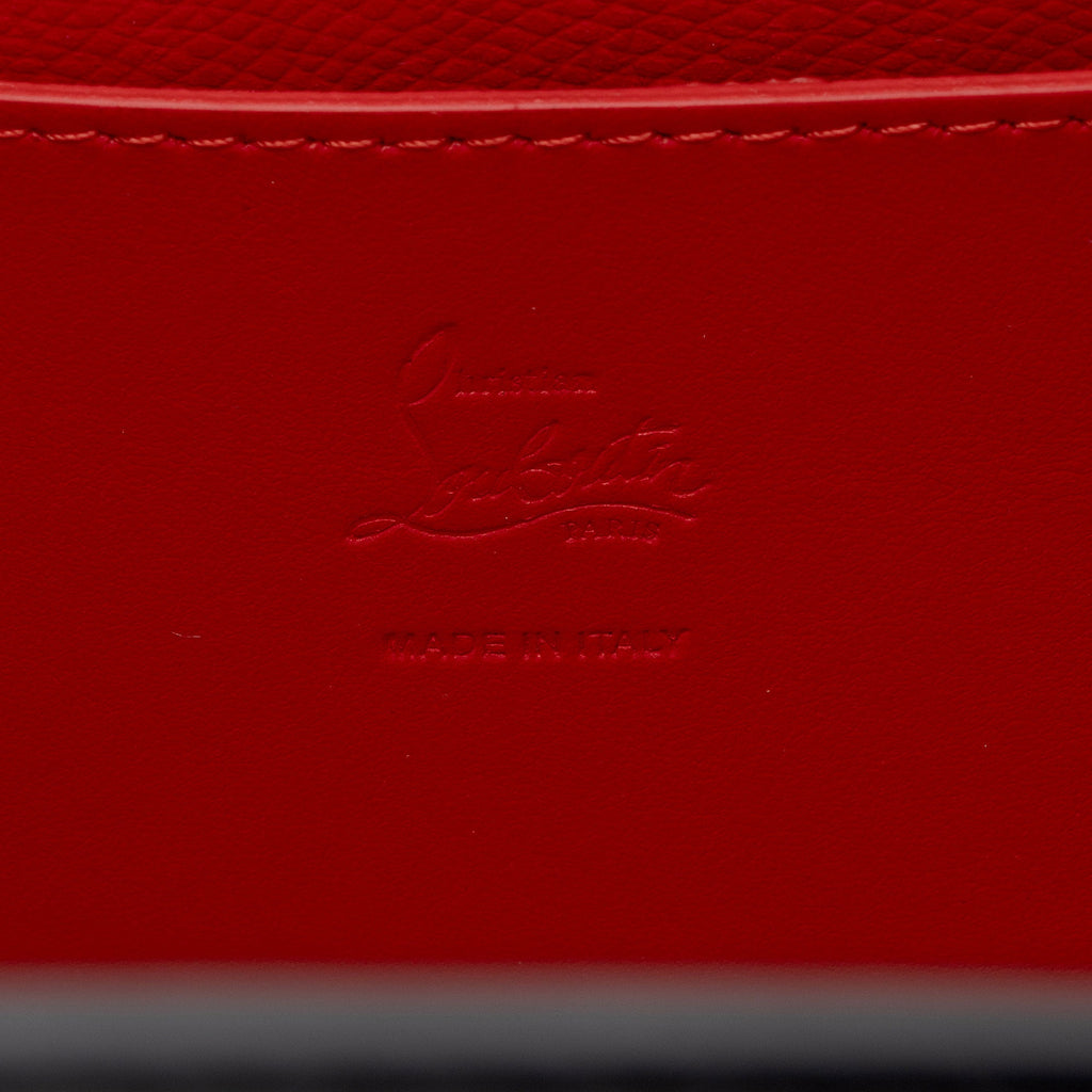 Christian Louboutin Snake Embossed Patent Leather Cabarock Large Tote (SHF-qLc4OG)