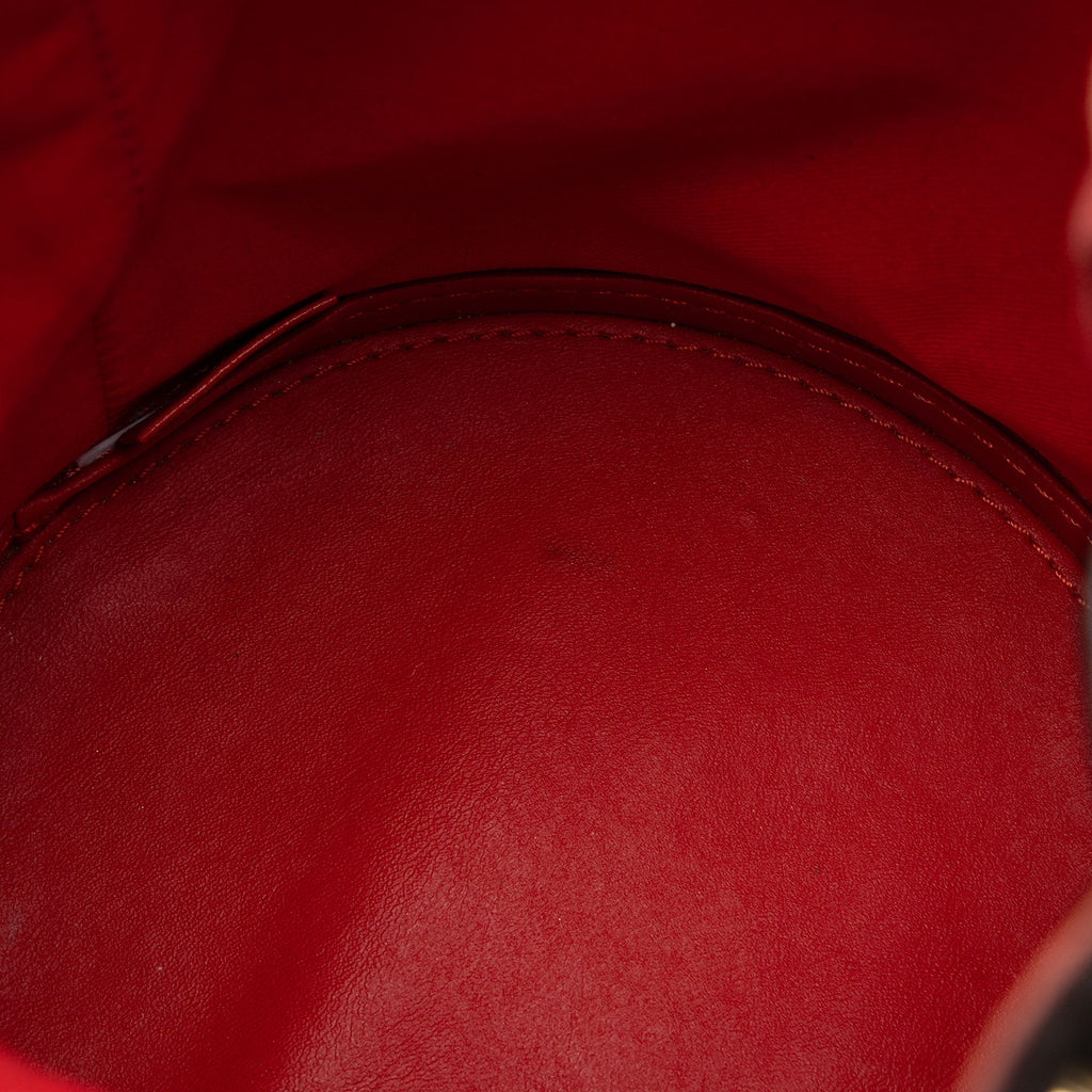 Christian Louboutin Studded Calfskin Marie Jane Bucket Bag (SHF-vzCSmB)