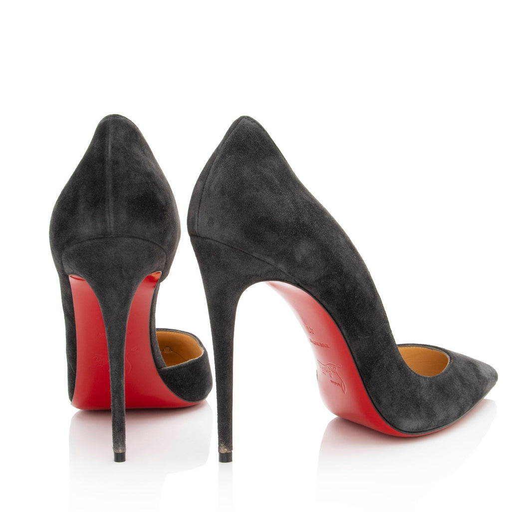 Christian Louboutin Suede Iriza d'Orsay Pumps - Size 11 / 41