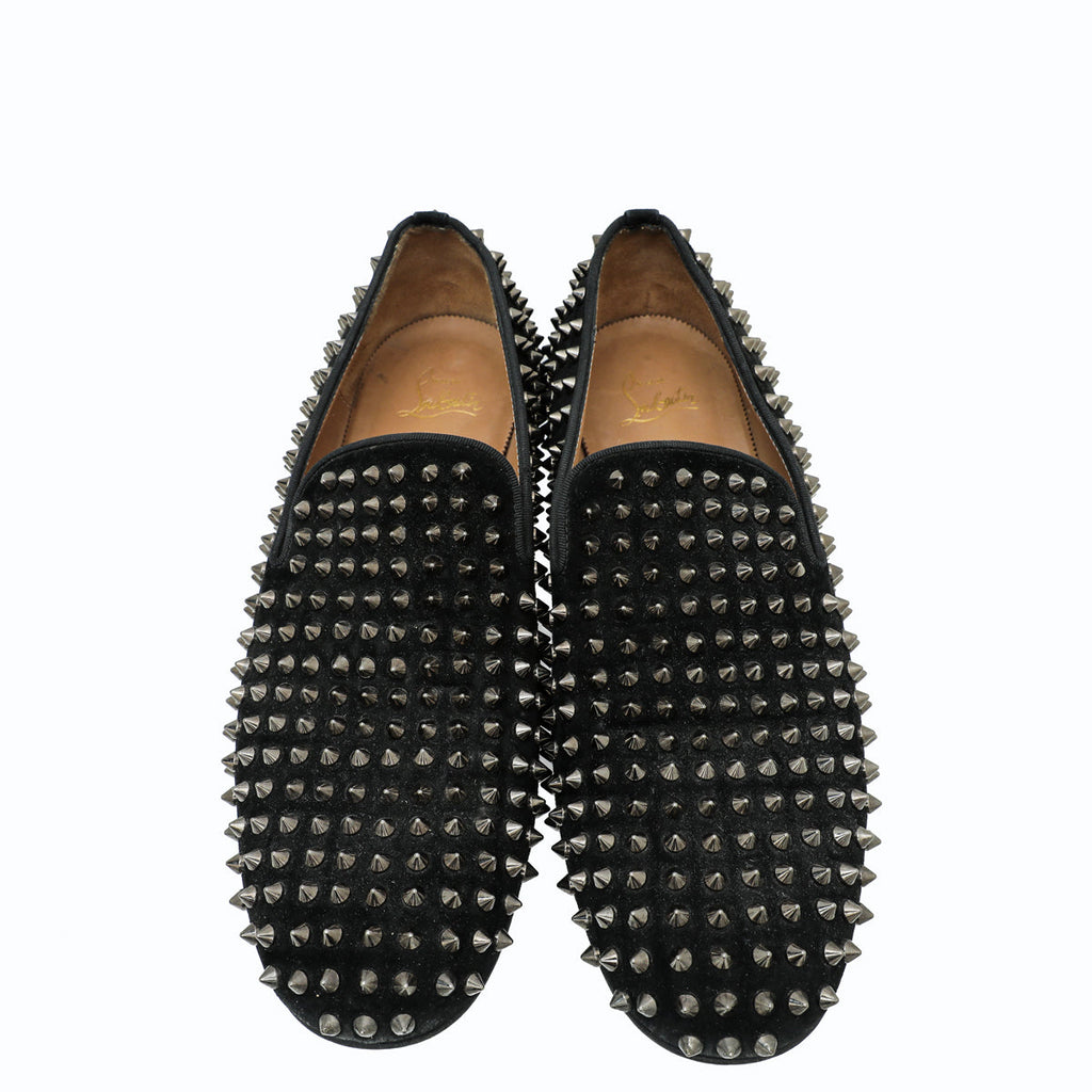 Christian Louboutin Black Dandelion Spikes 42