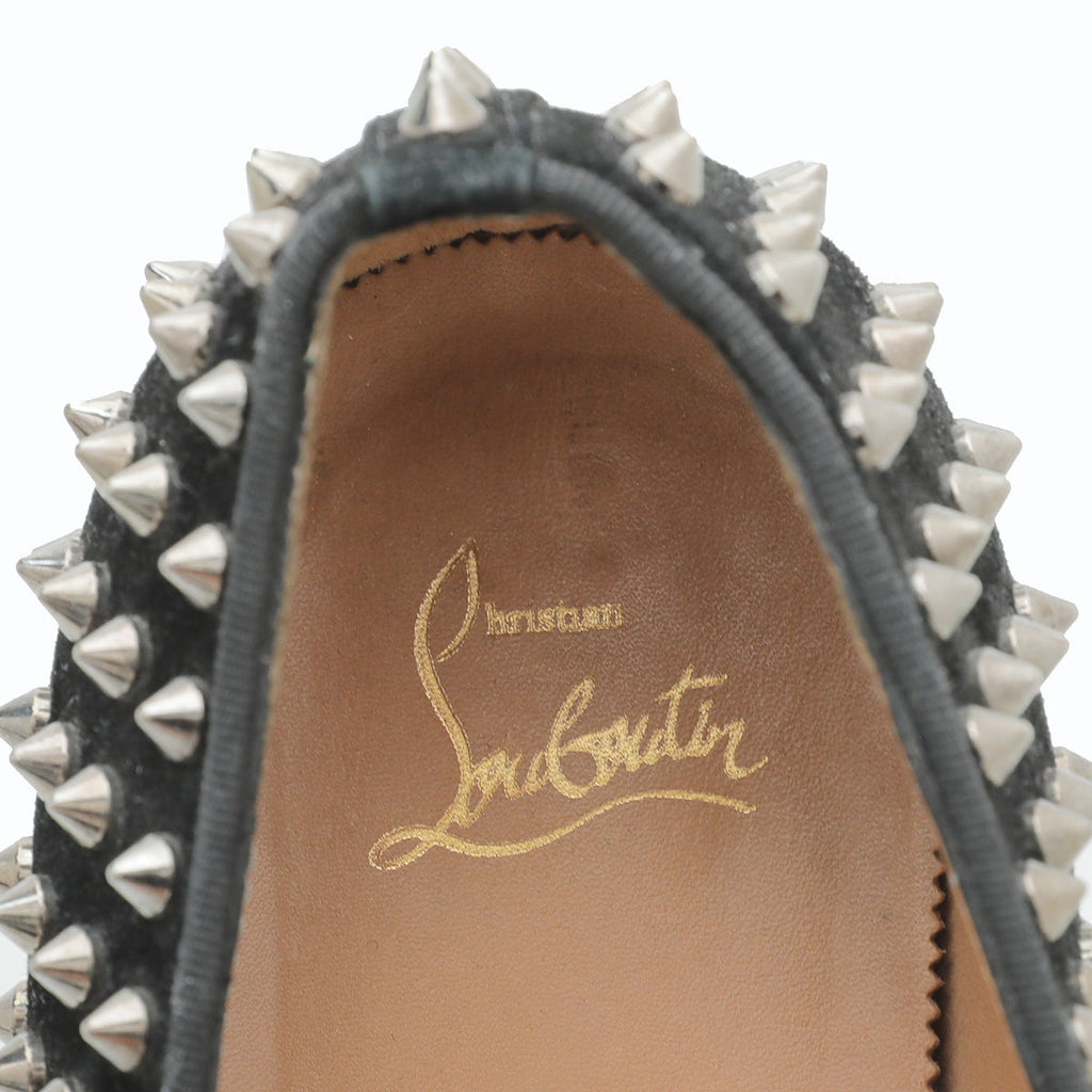 Christian Louboutin Black Dandelion Spikes 42