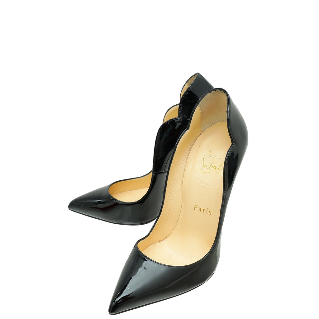 Christian Louboutin Black Hot Chick 120 Pumps 37