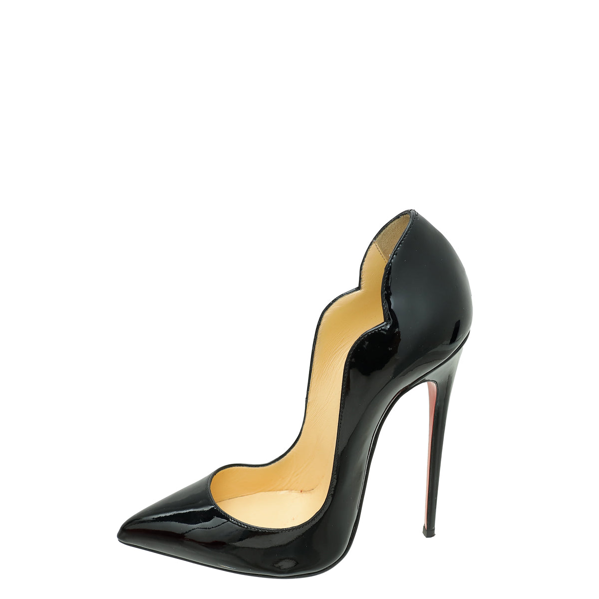 Christian Louboutin Black Hot Chick 120 Pumps 37