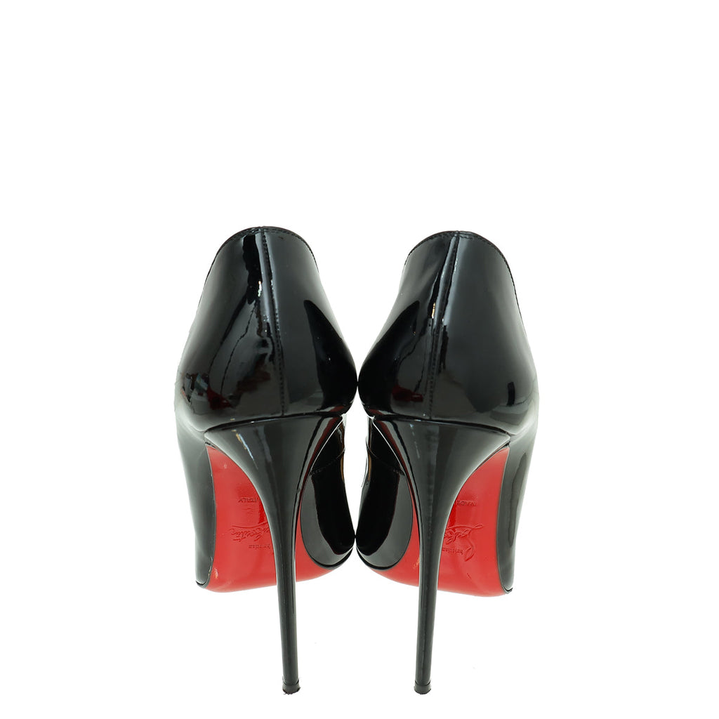 Christian Louboutin Black Hot Chick 120 Pumps 37