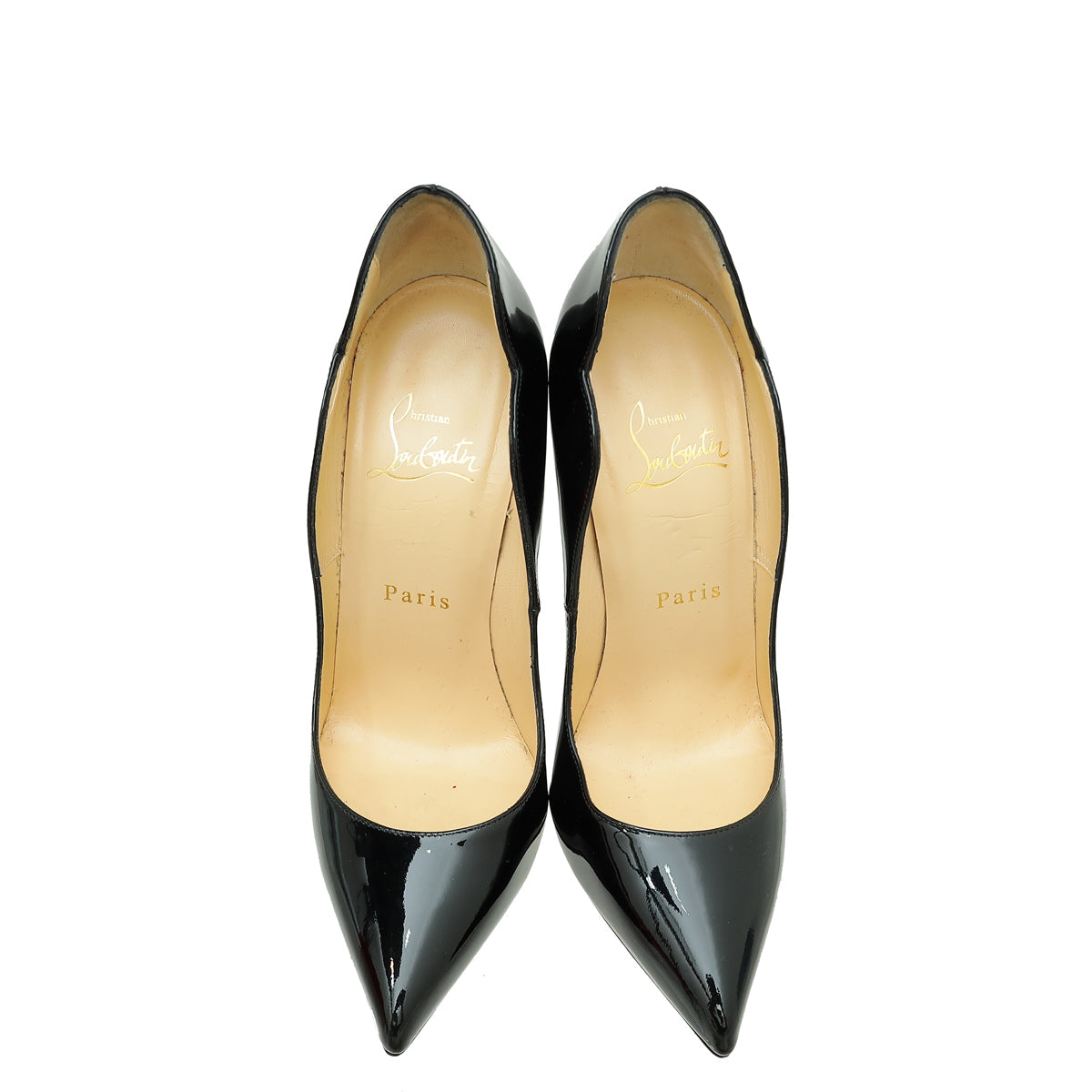 Christian Louboutin Black Hot Chick 120 Pumps 37