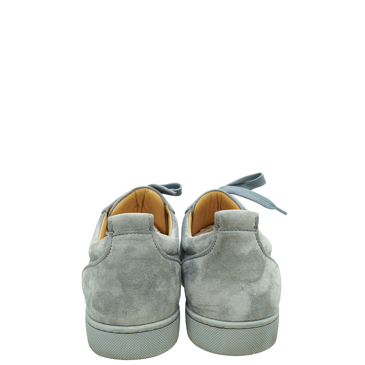 Christian Louboutin Gray Louis Junior Spike Sneakers 42.5