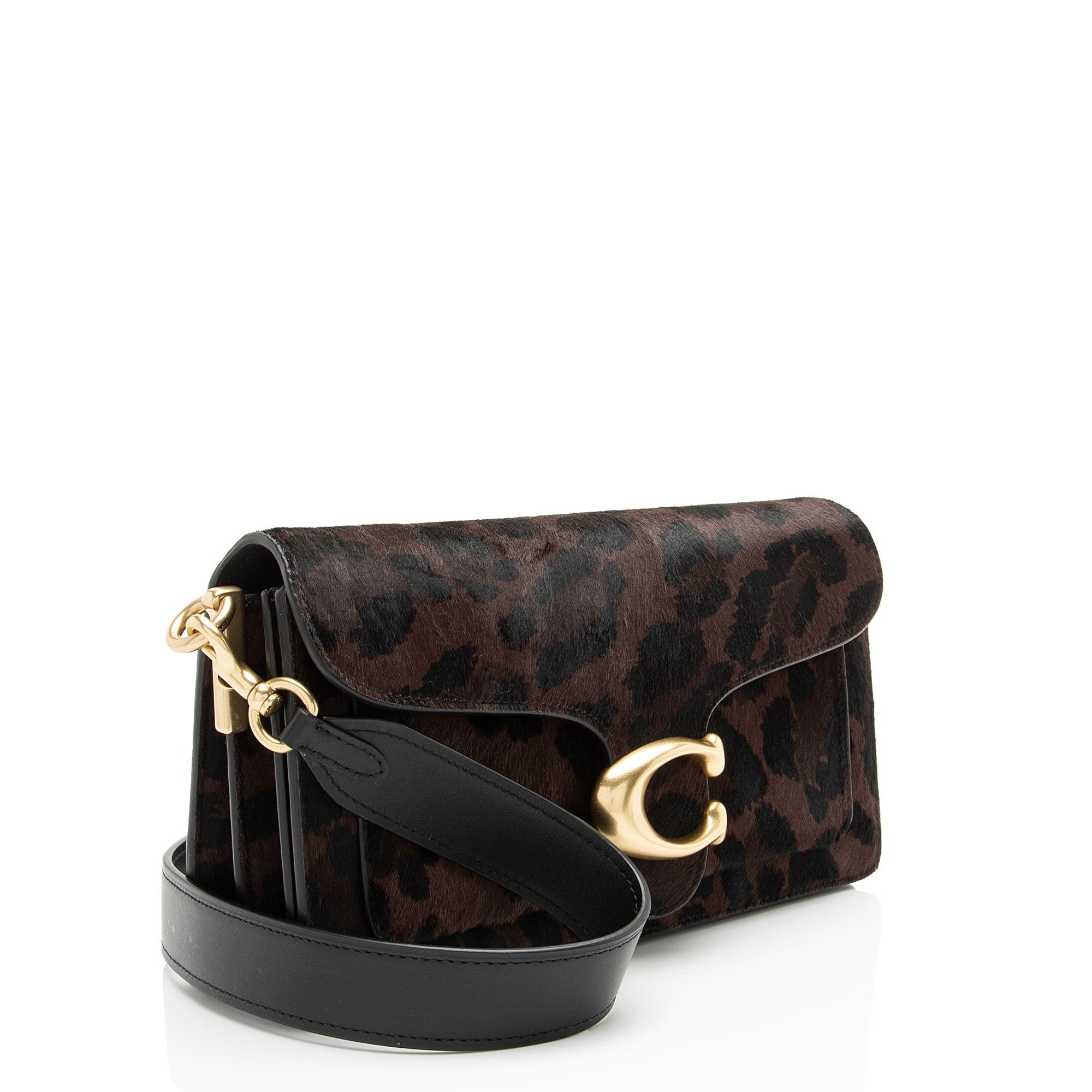 Coach Leopard Calf Hair Tabby 26 Shoulder Bag