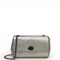 Coach Marlow Turnlock Chain Crossbody Bag Metallic Leather