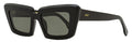 Retrosuperfuture Pointed Sunglasses Coccodrillo 2GS Black 57mm Black
