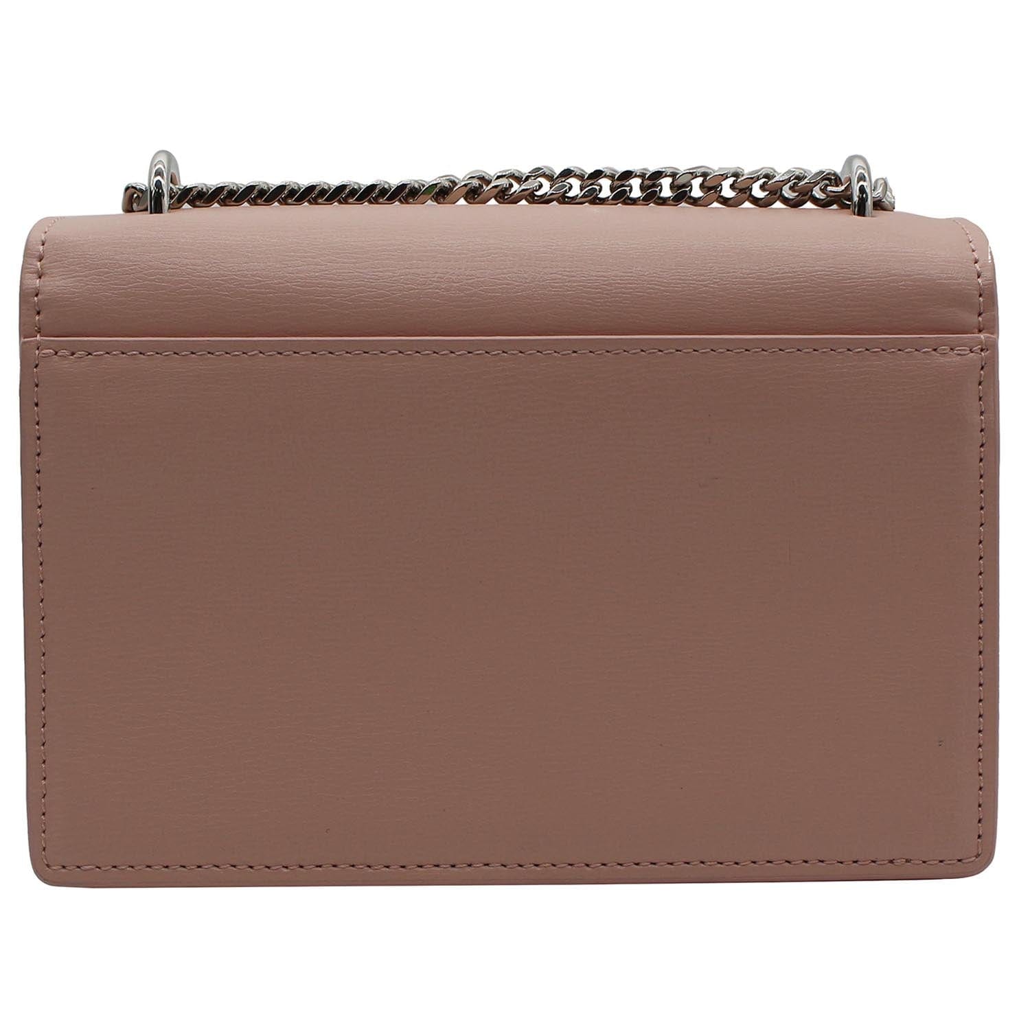 YVES SAINT LAURENT Monogram Sunset Medium Leather Shoulder Bag Pink