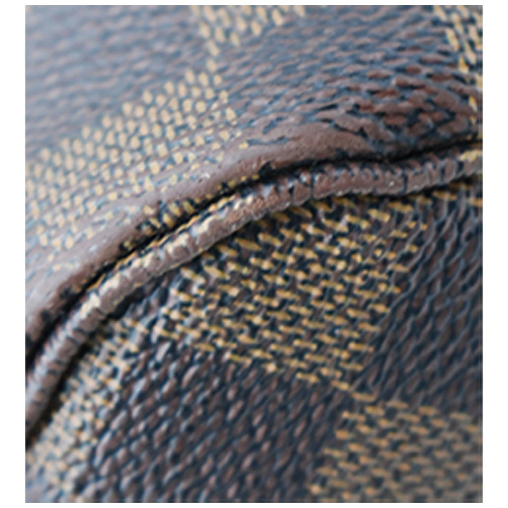 LOUIS VUITTON Neverfull MM Damier Ebene Tote Bag Brown