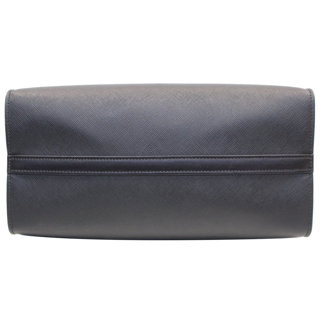PRADA Paradigme Saffiano Leather Tote Shoulder Bag Black