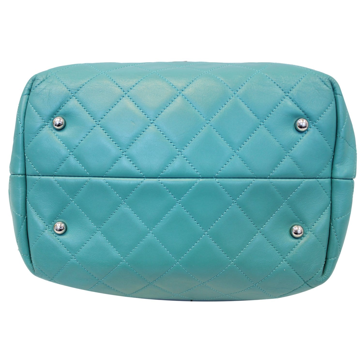 CHANEL Calfskin Perforated Up In The Air North South Tote Shoulder Bag