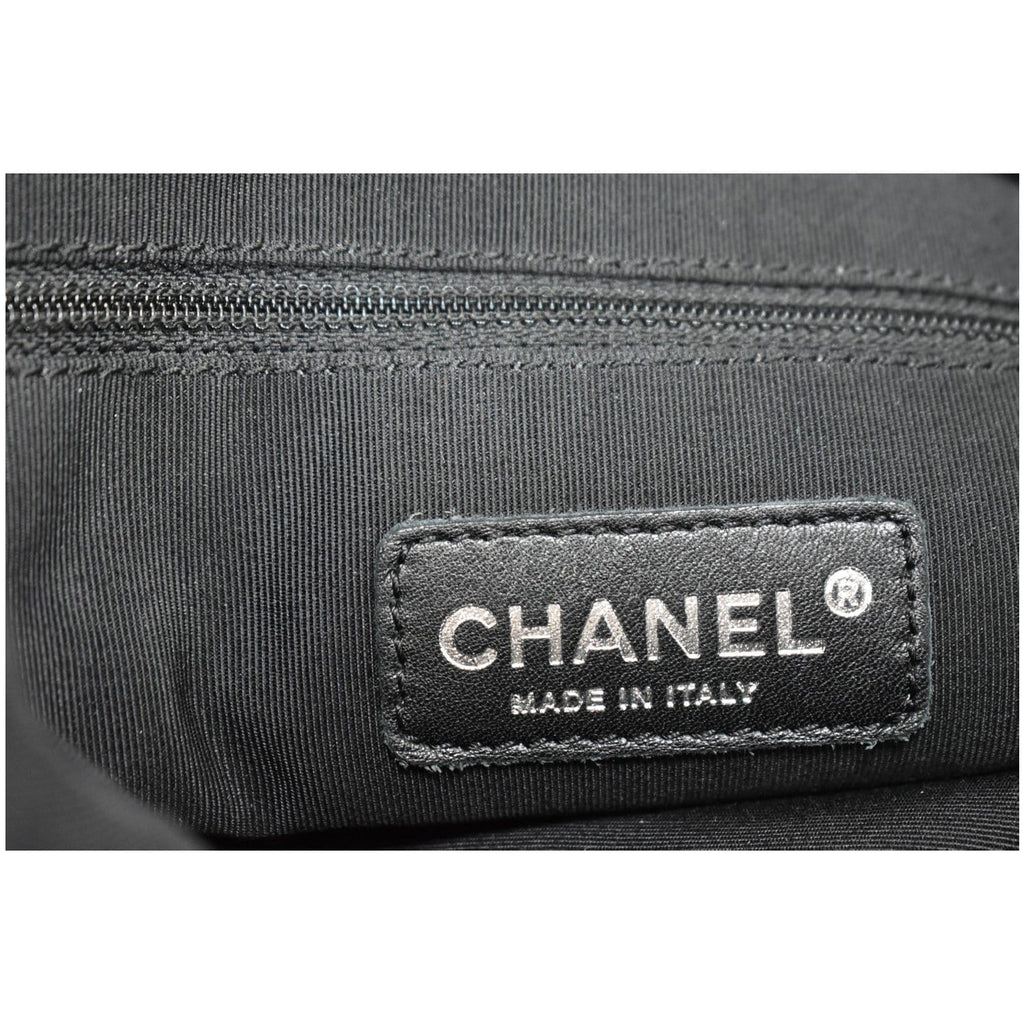 CHANEL 31 Small CC Caviar Leather Hobo Bag Grey