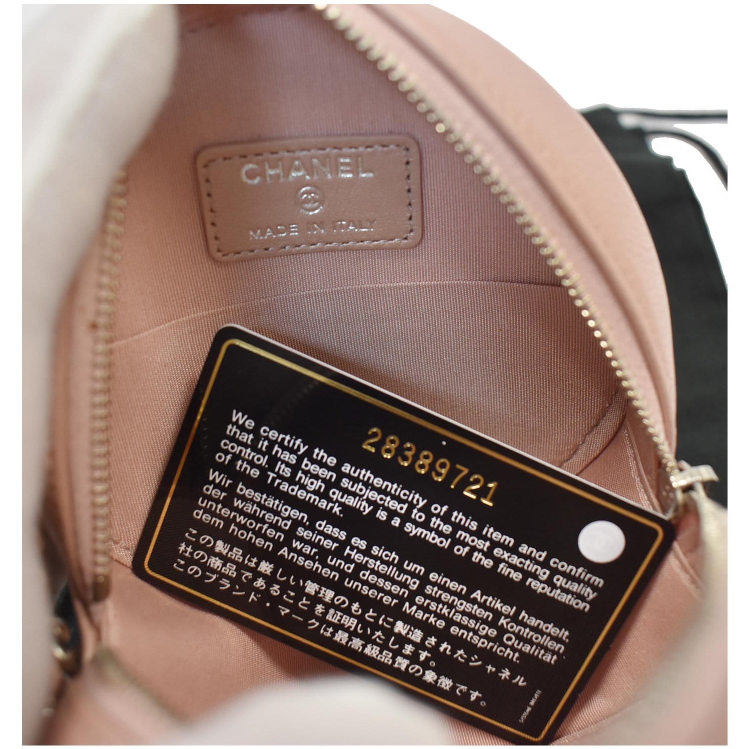 CHANEL Camellia Round Leather Crossbody Bag Light Pink