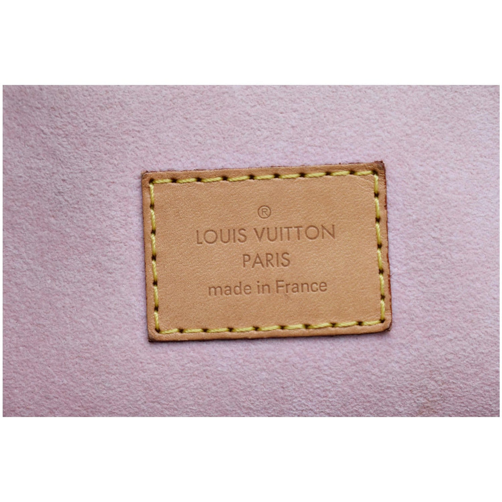LOUIS VUITTON Propriano Damier Azur Tote Shoulder Bag White