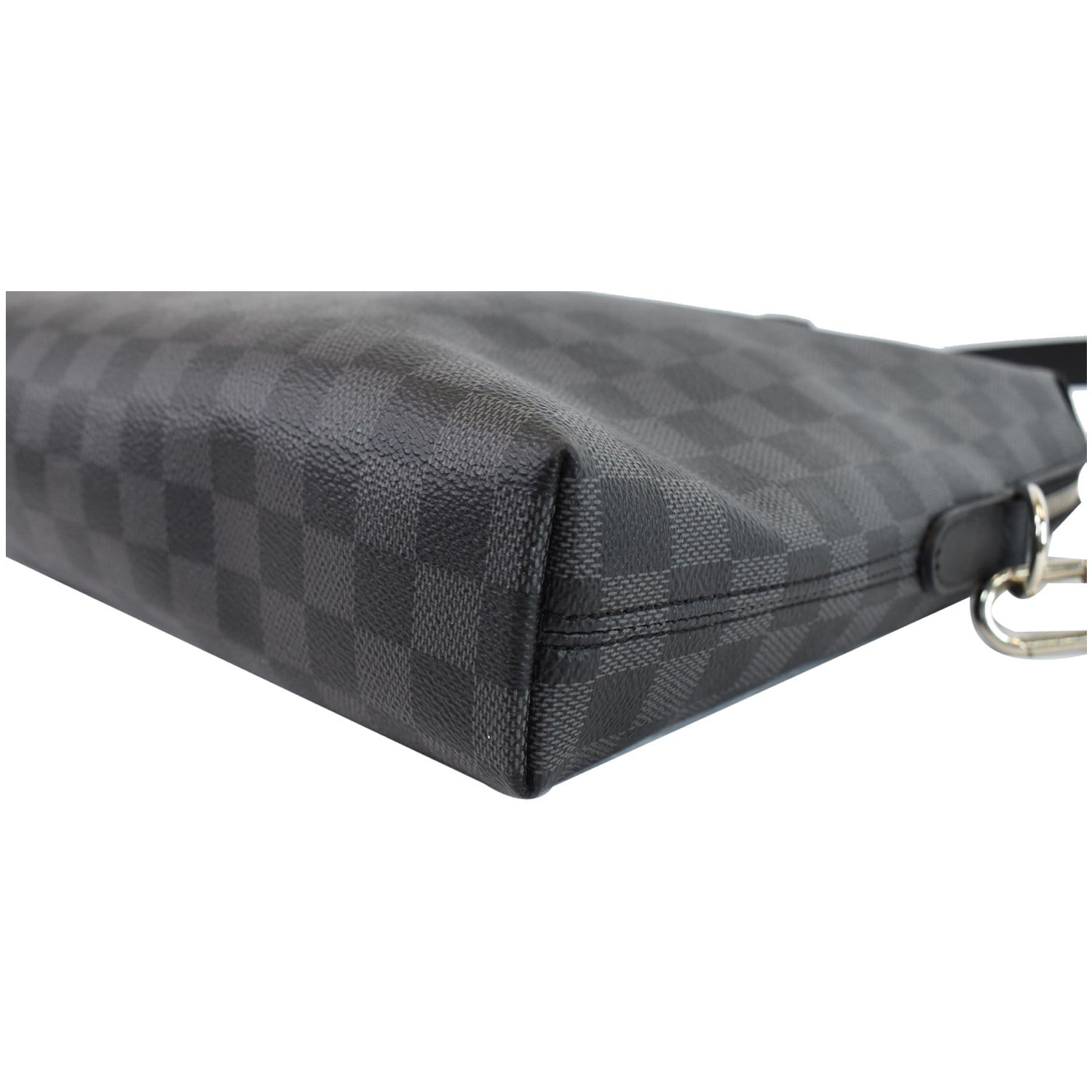 LOUIS VUITTON Porte-Documents Jour Graphite Briefcase Shoulder Bag Black