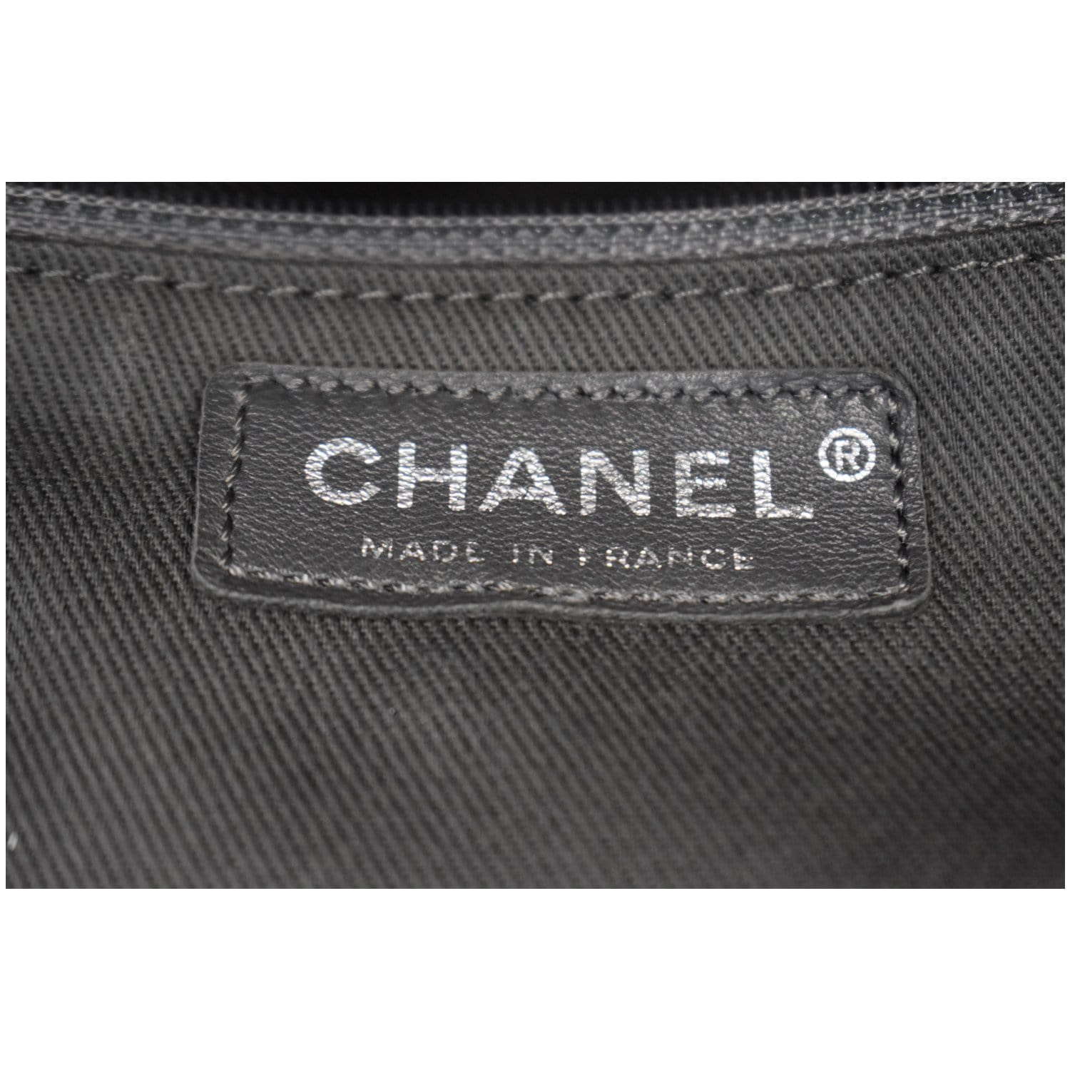 CHANEL Sharpei Large Lambskin Leather Tote Bag White