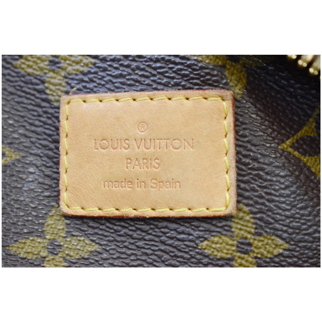 LOUIS VUITTON Sully PM Monogram Canvas Shoulder Bag Brown