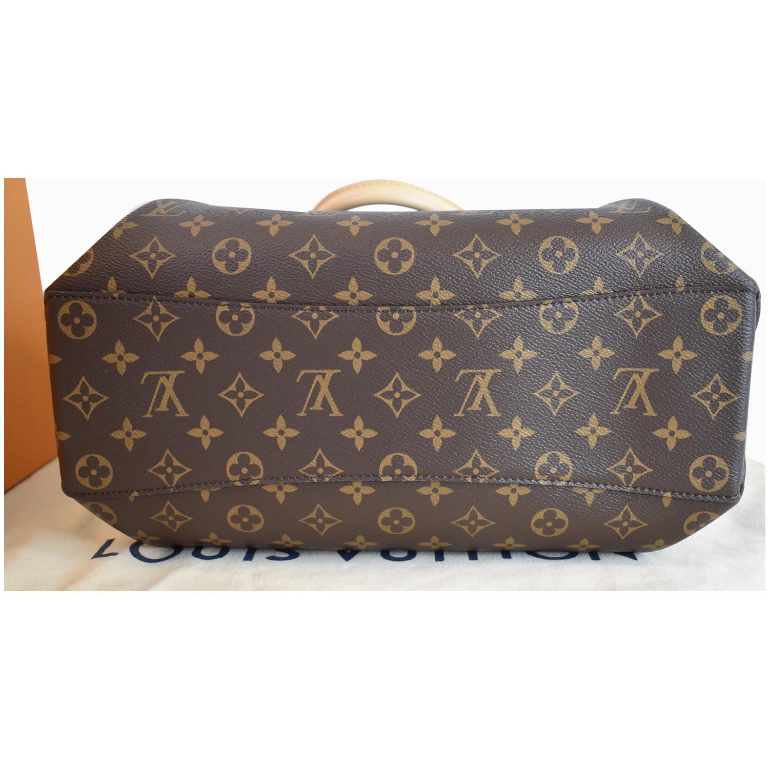 LOUIS VUITTON Rivoli PM Monogram Canvas Shoulder Bag Brown