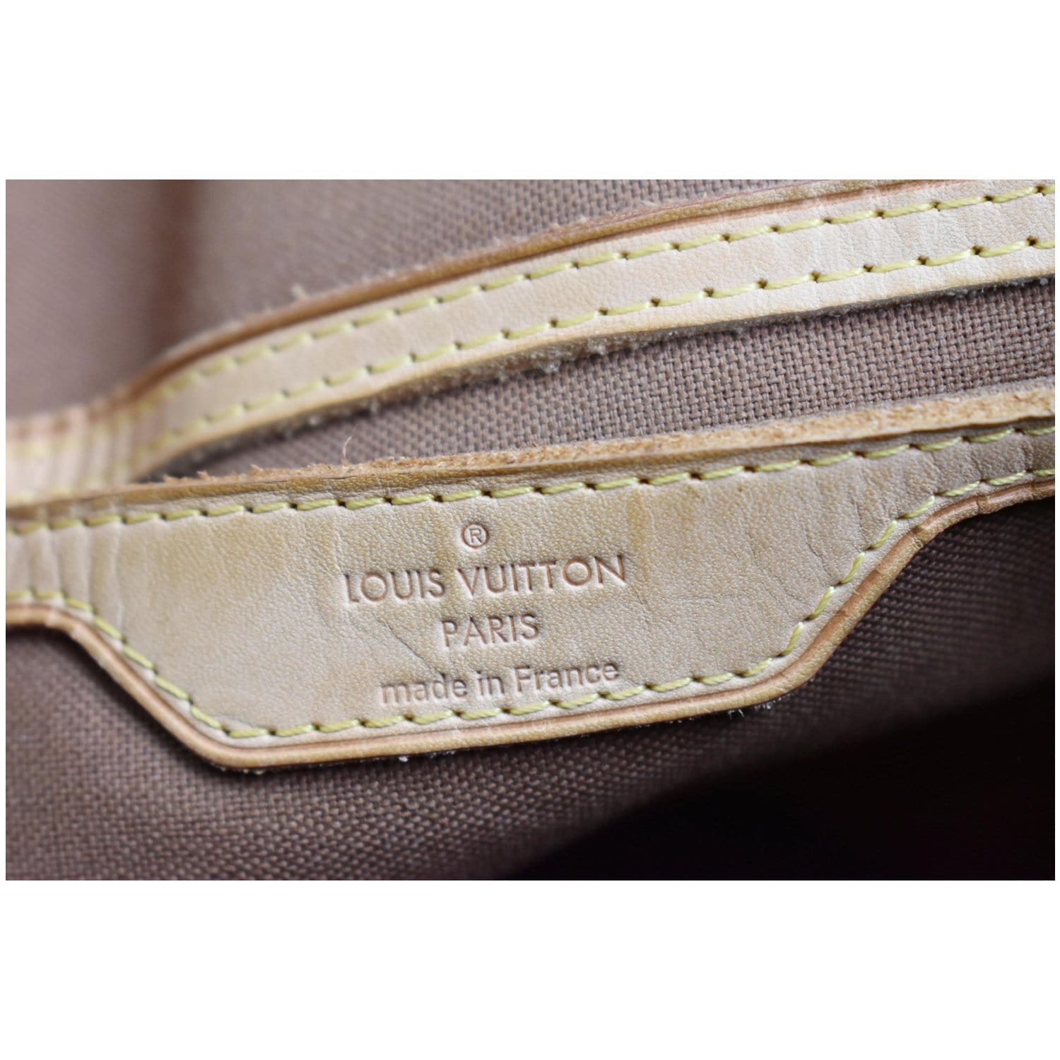 LOUIS VUITTON Palermo GM Monogram Canvas Tote Shoulder Bag Brown