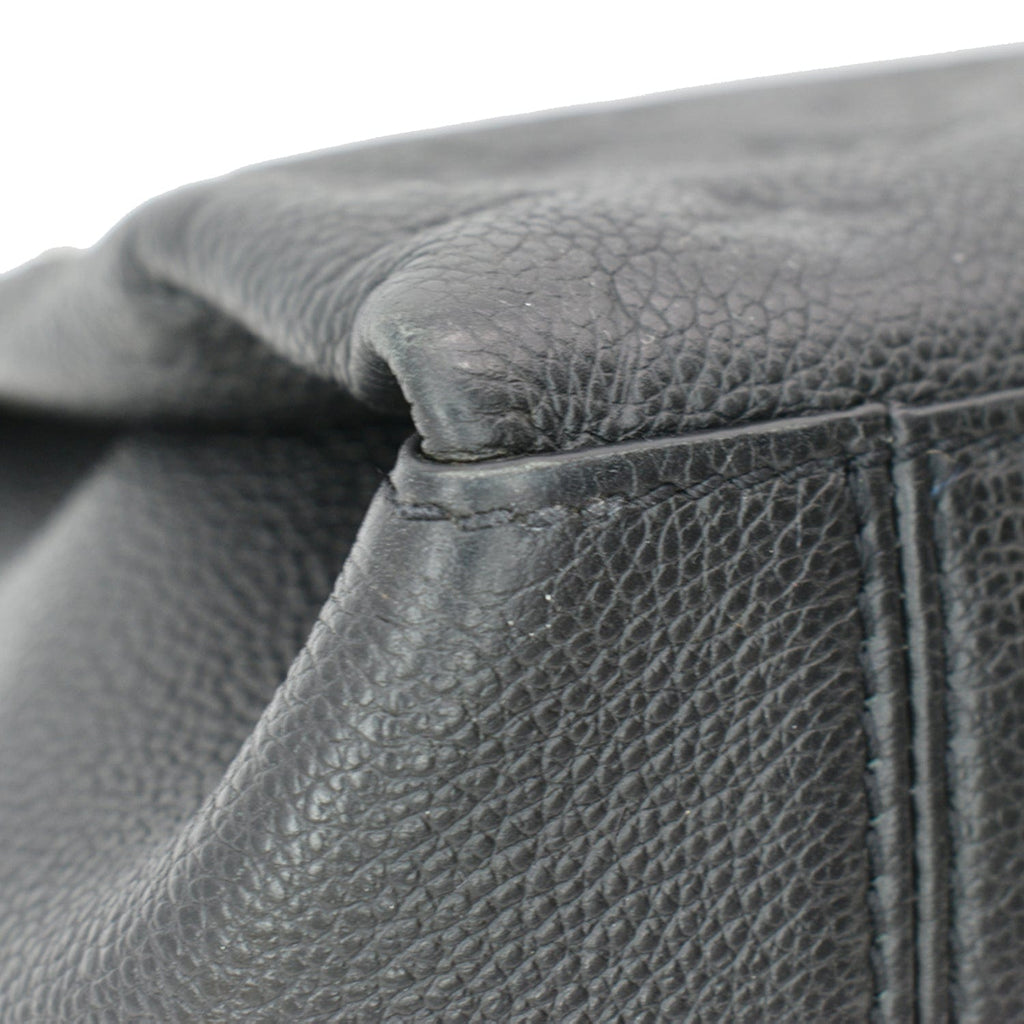 LOUIS VUITTON Surene MM Empreinte Leather Shoulder Bag Black