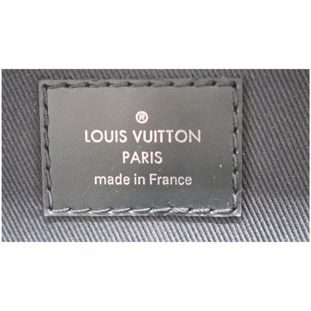 LOUIS VUITTON Josh Damier Graphite Backpack Bag Black