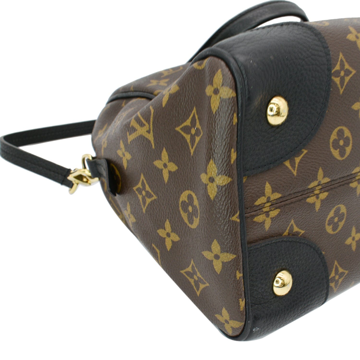 LOUIS VUITTON Retiro NM Monogram Canvas Shoulder Bag Noir