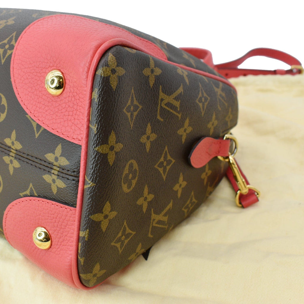 LOUIS VUITTON Retiro NM Monogram Canvas 2Way Shoulder Bag Red
