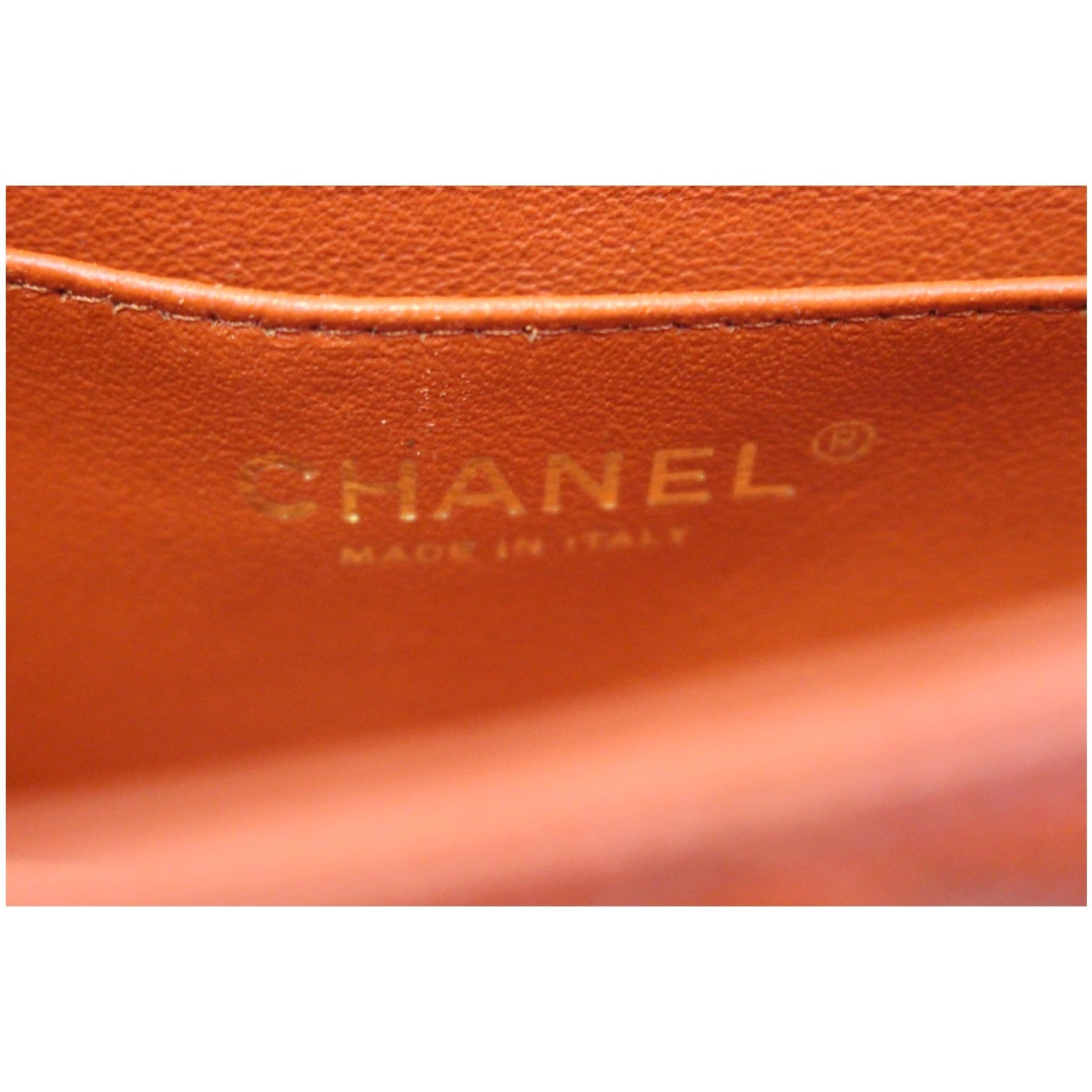 CHANEL Pearl Red Caviar Leather Mini Rectangular Flap Bag