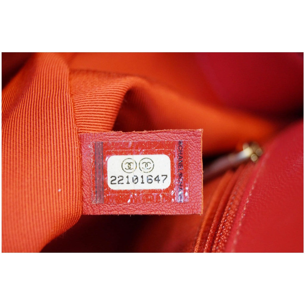 CHANEL Jumbo Classic Single Flap Lambskin Leather Shoulder Bag Red