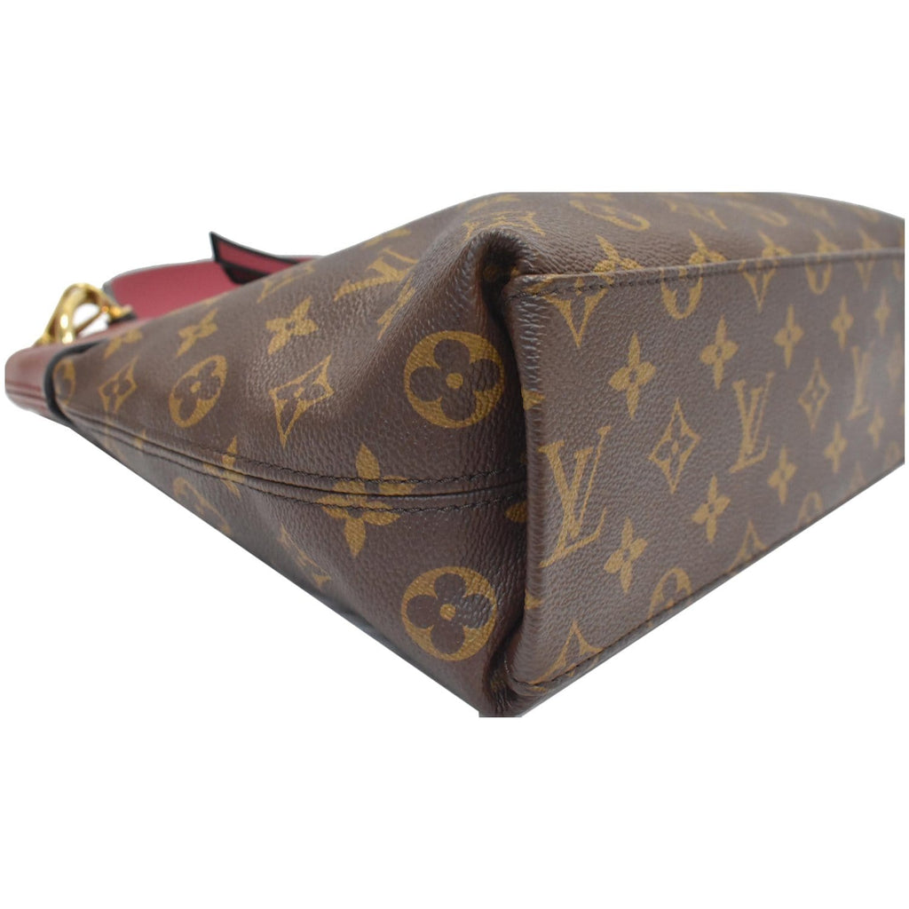 LOUIS VUITTON Tuileries Besace Monogram Canvas Shoulder Bag Rose Bruyere