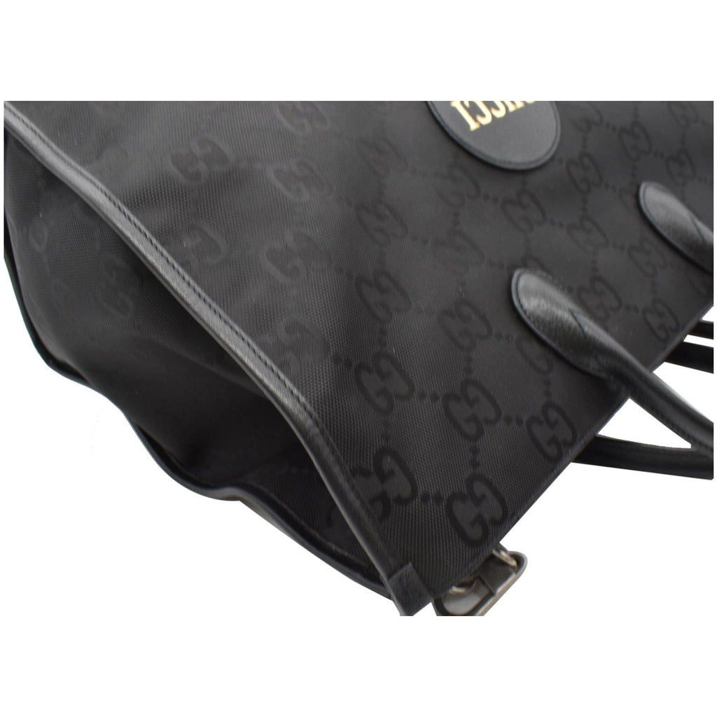 GUCCI Off The Grid GG Nylon Tote Bag Black 630353