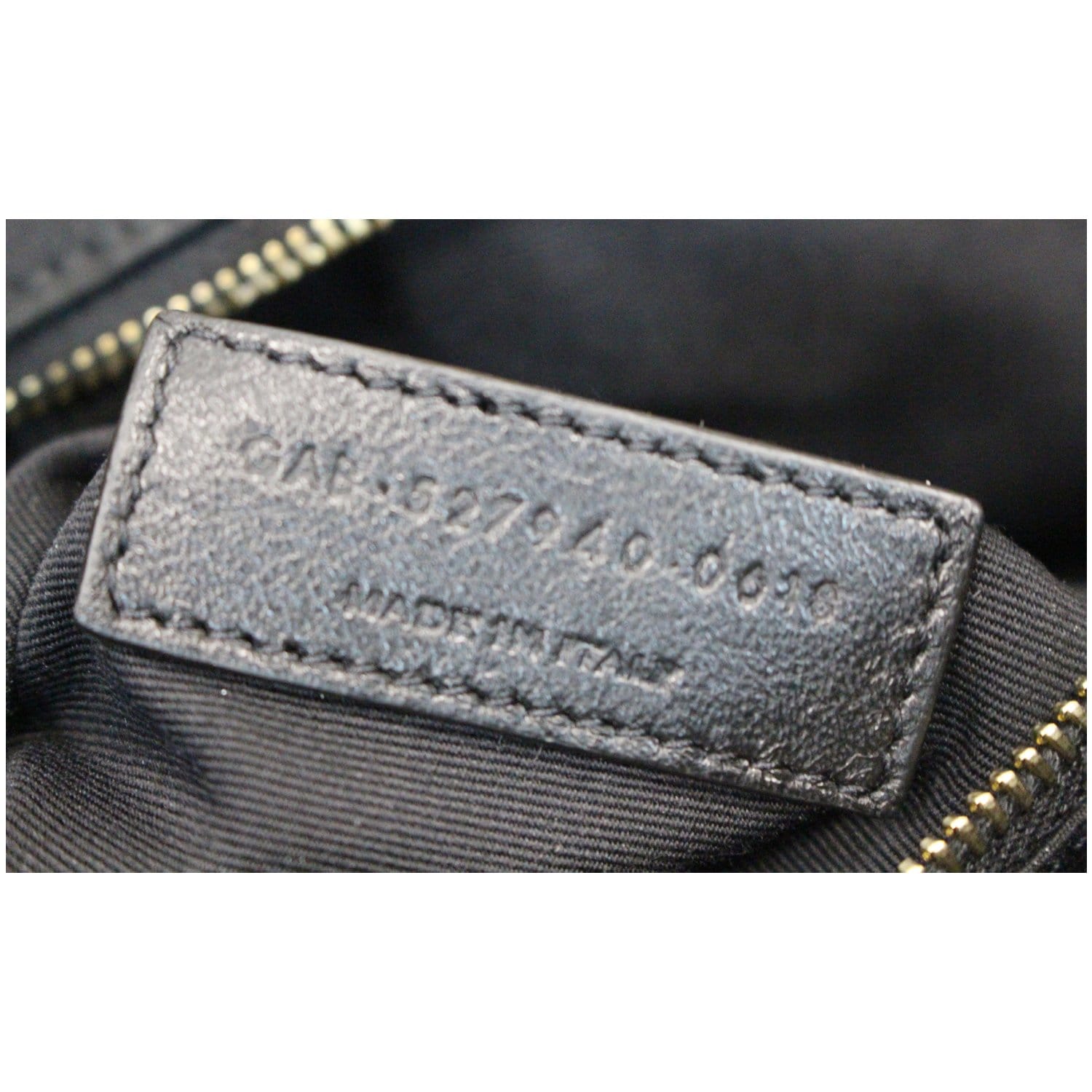 YVES SAINT LAURENT Jamie Giant Lambskin Leather Shoulder Bag Black