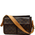 LOUIS VUITTON Viva Cite MM Monogram Canvas Shoulder Bag Brown