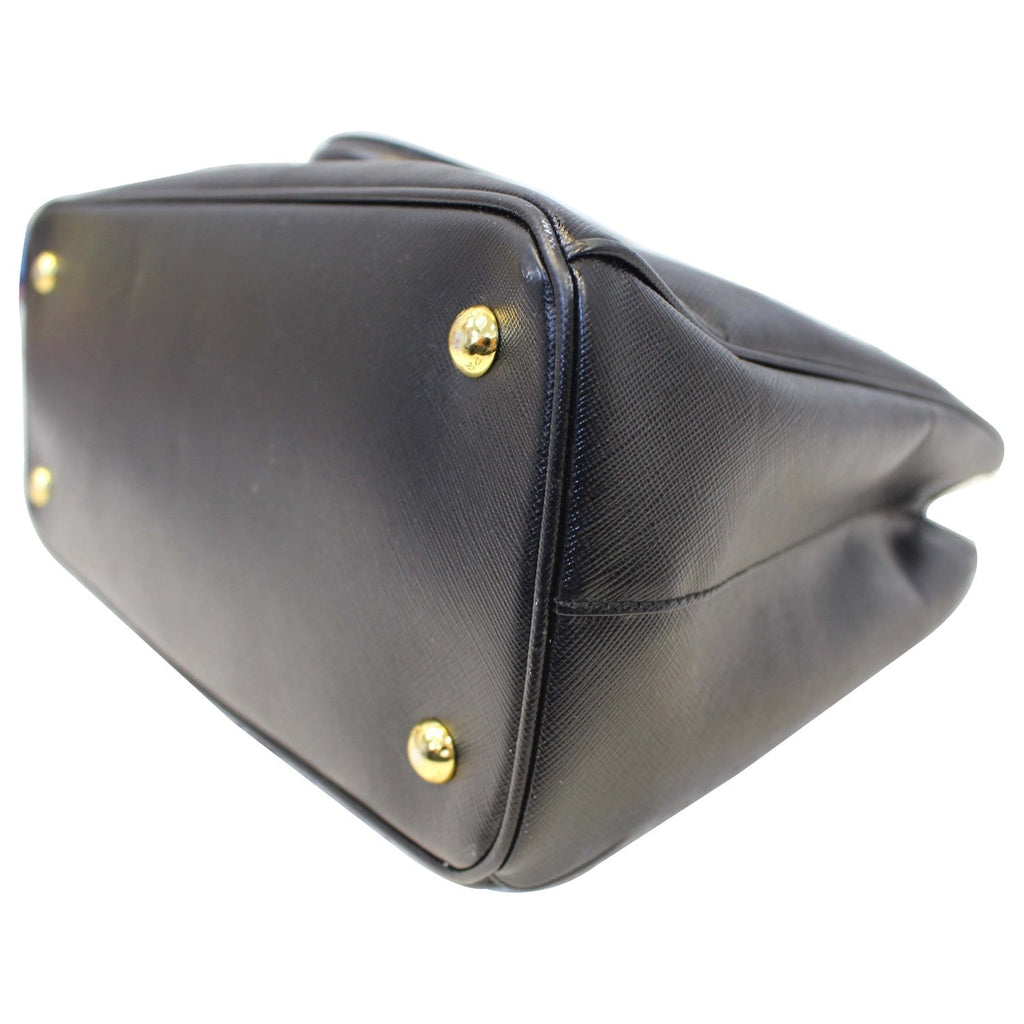 PRADA Galleria Medium Saffiano Leather Tote Bag Black