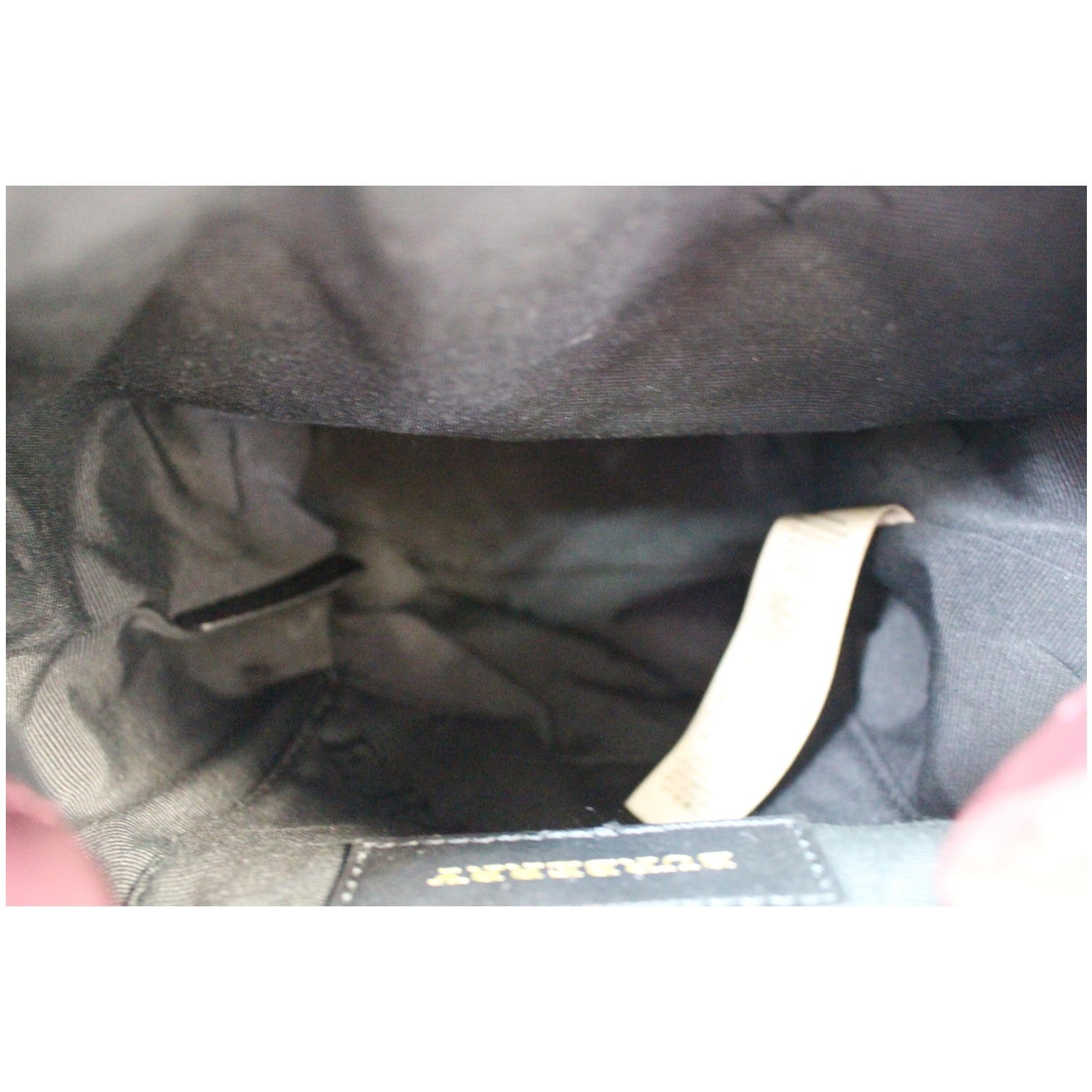 BURBERRY The Small Rucksack Nylon Backpack Red