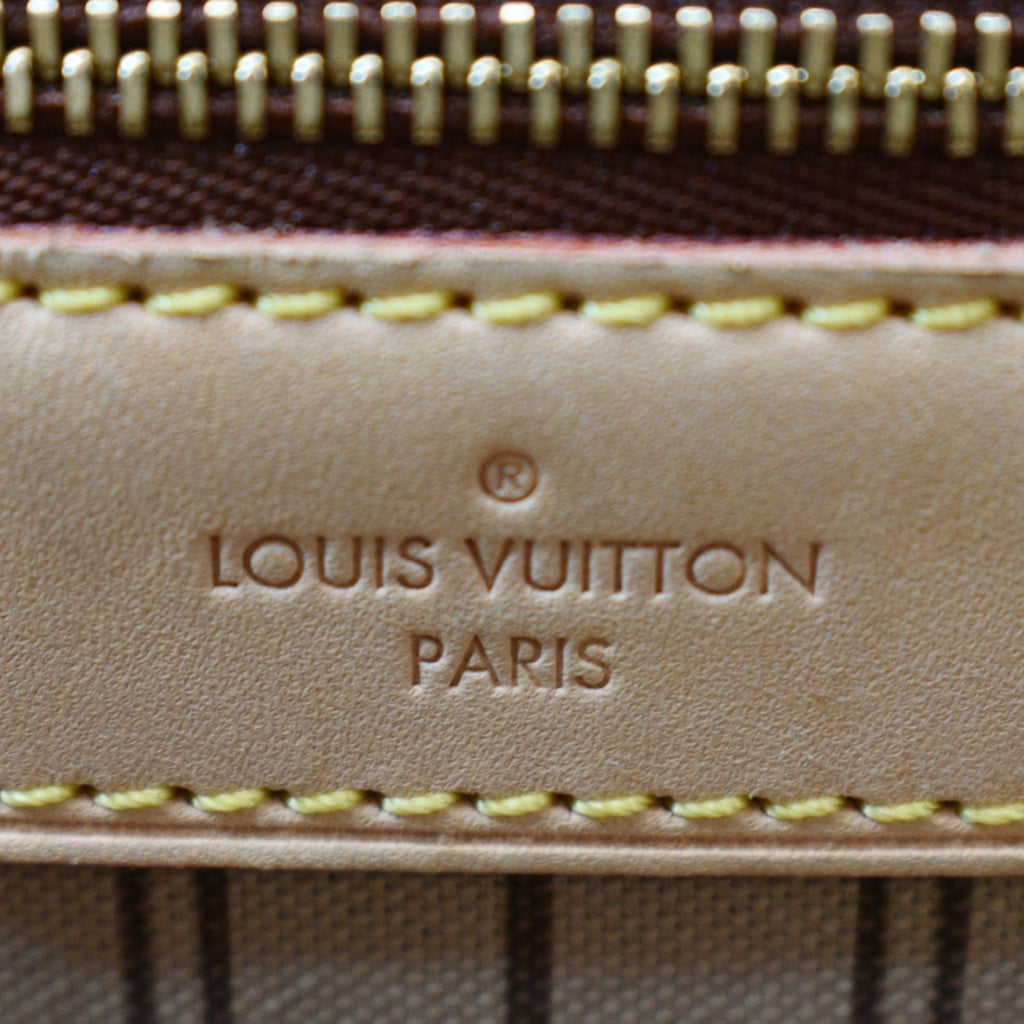 LOUIS VUITTON Neverfull GM Monogram Canvas Tote Bag Brown