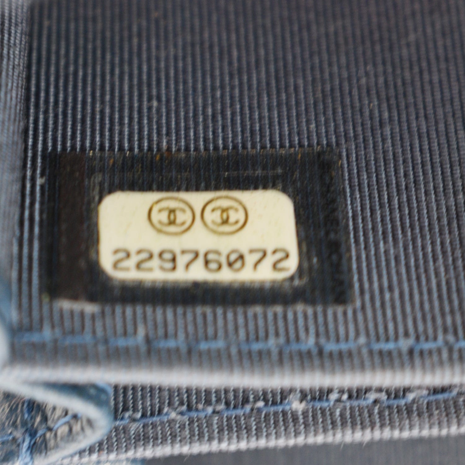 CHANEL Caviar Quilted Small Zip Around Wallet Blue