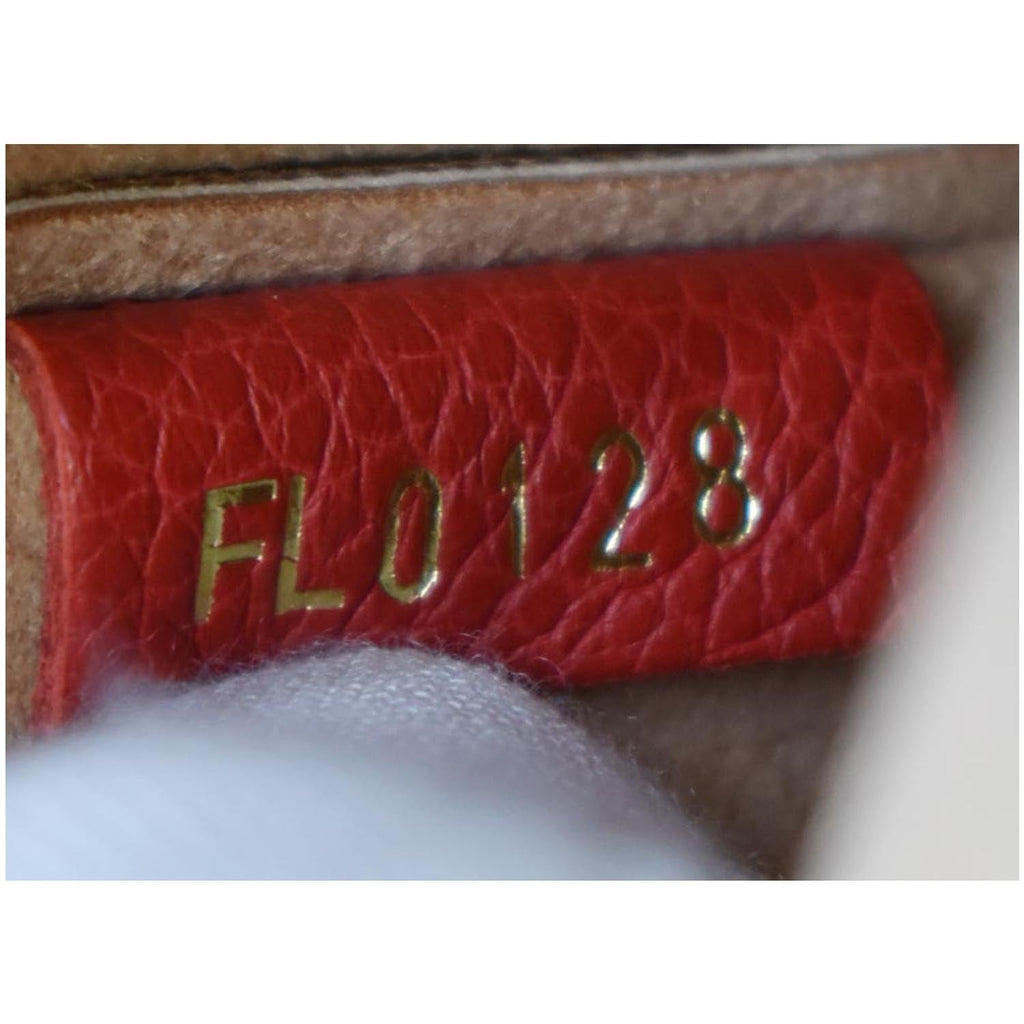 LOUIS VUITTON Flandrin Monogram Canvas Tote Shoulder Bag Red